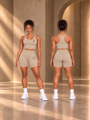 Athletic Shorts - Beige