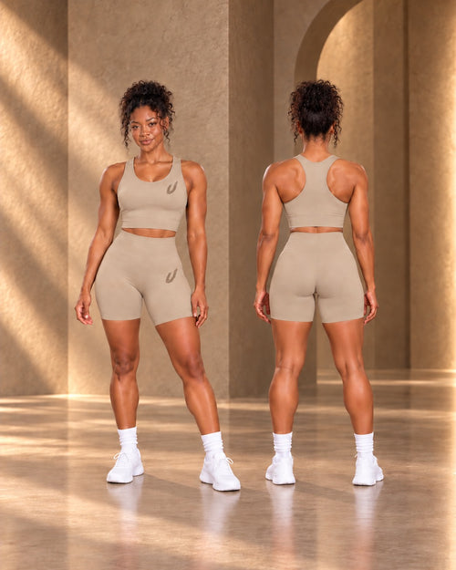 Athletic Shorts - Beige